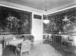 Pokj z flamandzkimi gobelinami - zdjcie z 1935 roku